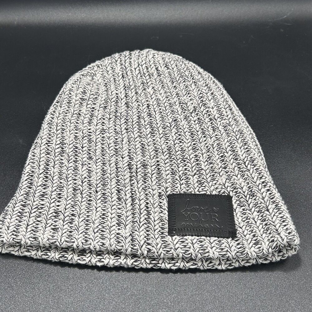 Love Your Melon Beanie Unisex Pull On Stretchy Knit 100% Cotton